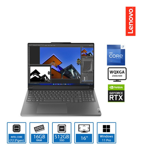 Notebook Lenovo Thinkbook P16 G4 I7 13th 32gb Rtx4060 8gb (Usado)