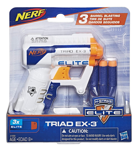 Nerf N-strike Arma De Juguete Elite Triad Ex-3