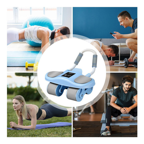 Para Rueda Abdominal Ab Roller Con Rebote Automático