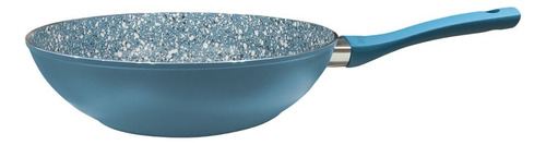 Wok 28cm Hudson Induccion Aluminio Forjado Ceramico 4mm Color Blue Storm Azul