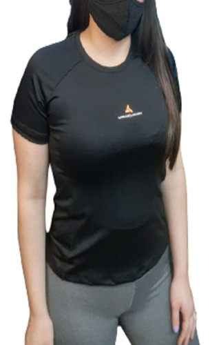 Remera Mujer Deportiva Urbana - Redaulo (negro)