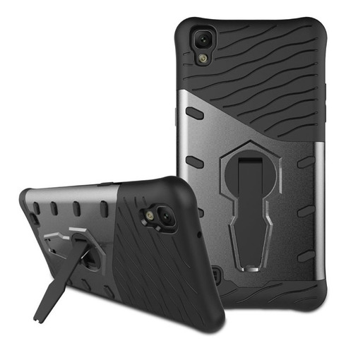 Case Protector Funda Cover Dual Layer Parante LG X Power