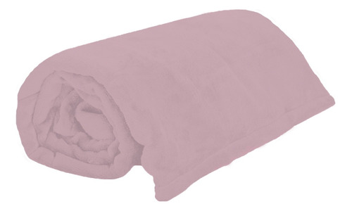 Cobertor Ligero Matrimonial Liso - Hotelero Suave Y Caliente Color Rosa Pastel