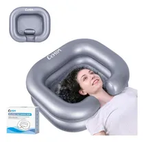 Comprar Lavabo Para Cabeza Inflable Portatil - Plateado