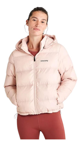 Campera Con Capucha Mujer Saucony Hooded Snowdrift Deportiva