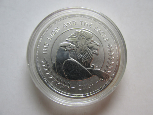 Moneda Inglaterra 2 Libras Plata Rey Carlos Iii 2024 1 Onza (Usado)
