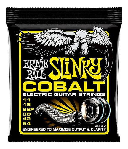 Ernie Ball Slinky Cobalt 2727 Cuerdas Guitarra 11-54