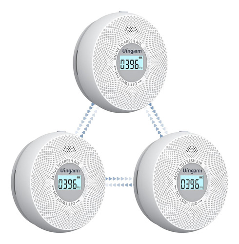 Detector De Humo Y Monóxido De Carbono Combinado Interconect