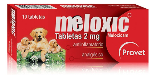 Meloxic 2mg 10tab Meloxicam Antiflamatorio Analgesico Perros