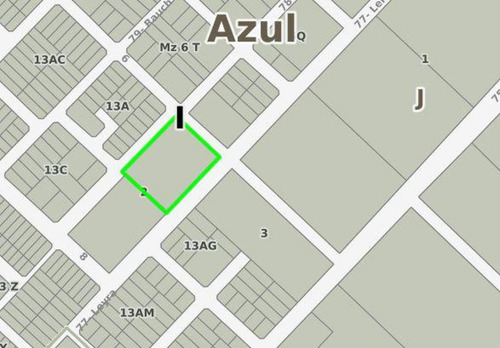 Manzana En Venta - 6157mts2 - Azul