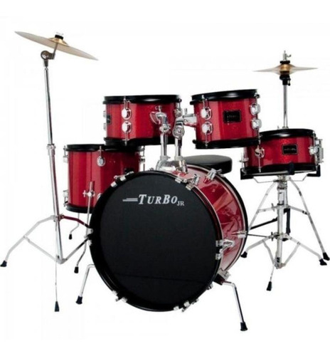 Bateria Infantil Turbo Junior Varias Cores