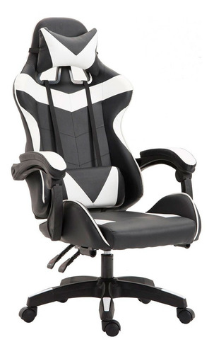 Silla Gamer Premium Sillon Gaming Con Posabrazos Y Almohadon