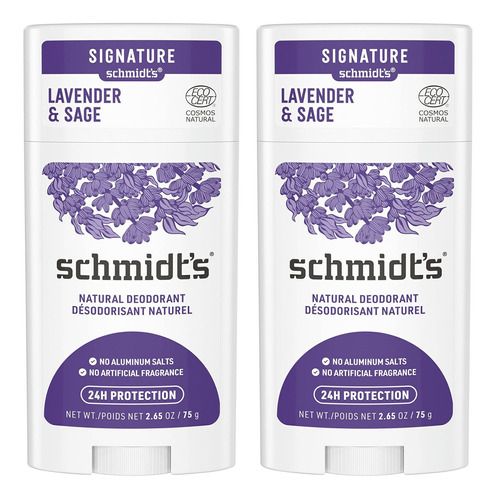 Schmidt's Desodorante Natural Sin Aluminio Para Mujeres Y Ho