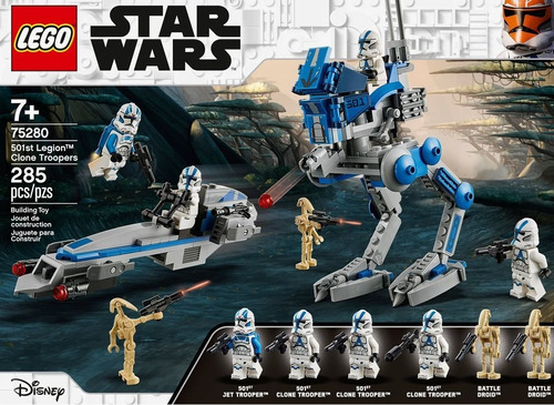 Imagen 1 de 2 de Lego Star Wars 75280 - 501st Legion Clone Troopers- Original