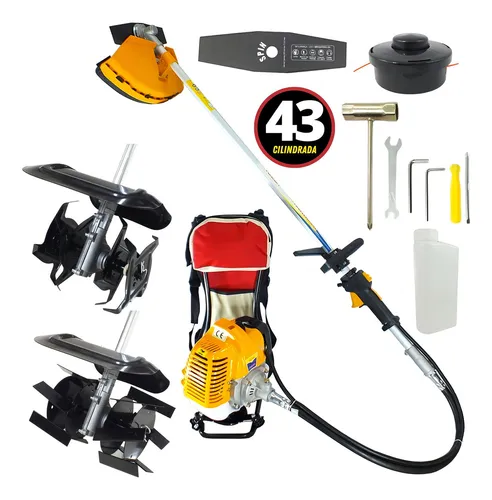 comprar Roçadeira Costal Vulcan Vrc430 2t 43cc 1,7hp Com Enxadas