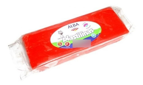 Plastilina Alba 250g. Rojo