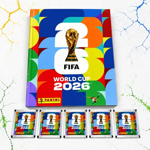 Álbum Oficial Copa Do Mundo 2026 Fifa Mais 5 Figurinhas