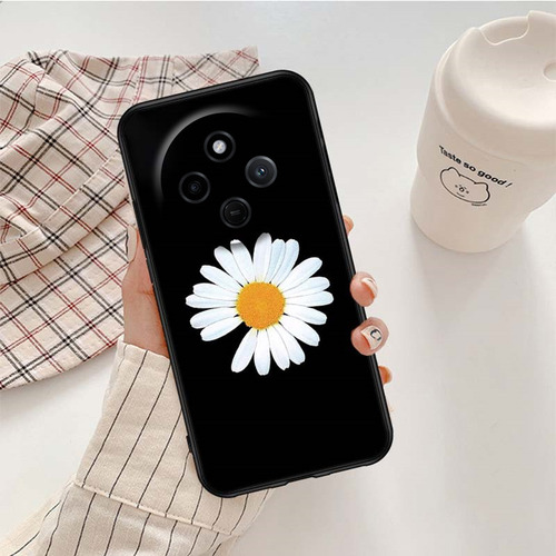 Zt Funda Para Redmi 14c 4g Suave Silicona Crisantemo