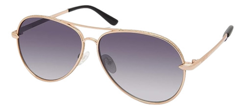 Gafas De Sol Guess Classic Aviator Pilot Para Mujer, Oro Ros