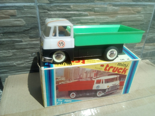 Antiguo Mini Camion Volcador Friccion Made In China En Caja 