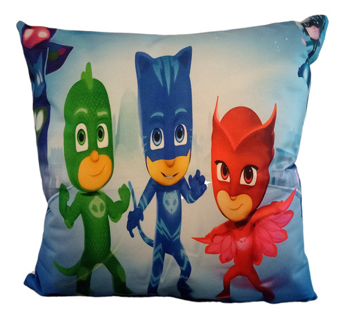  Héroes En Pijamas Cojín Almohada Felpa 45x45 Cm Pj Masks