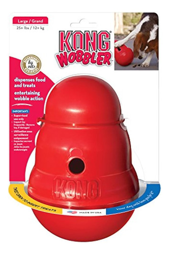 Juguete Para Perros Dispensadores De Golosinas Kong Wobbler