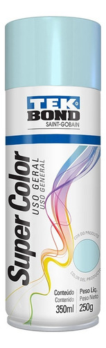 Pintura Aerosol Spray 350ml Uso General Azul Claro Tekbond Color Único Color