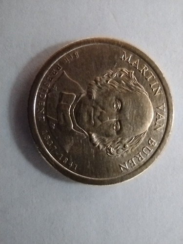 Moneda De Un Dólar Americano Presidente Martin Van Buren 