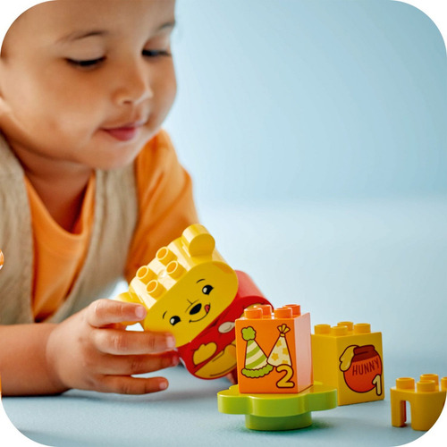 LEGO® DUPLO® | Disney Fiesta de Cumpleaños de Winnie the Pooh 10457; incluye figuras de Winnie the Pooh, Tigger y Piglet