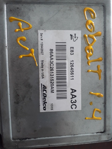 Módulo Injeção Cobalt 1.4 Automatico (Usado)