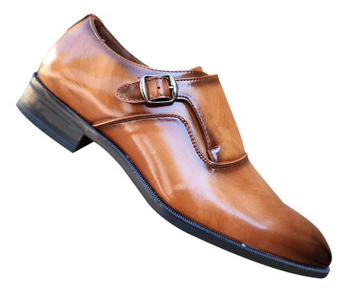 Zapato Formal De Vestir Hombre Con Hebilla Elegantes 7421