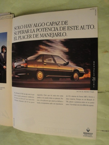 Publicidad Renault 21 Txi Año 1994