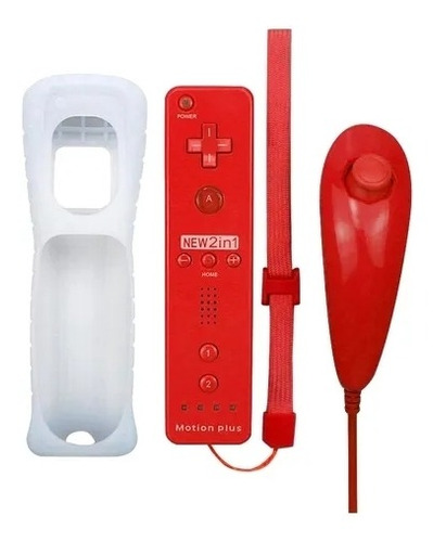 Wii Motion Plus Y Nunchuck - Mando A Distancia Inalámbrico