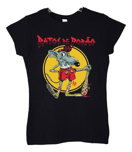 Polera Mujer Ratos De Porao Rata Punk Abominatron