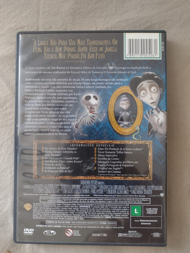 Dvd Noiva Cadáver (Usado)