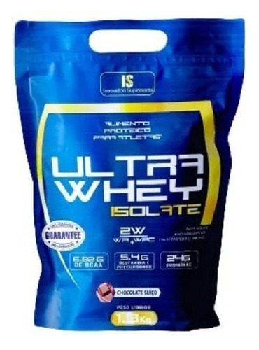 Ultra Whey Protein Isolado /  Nf + Laudo 1,8kg Sabor Doce De Leite