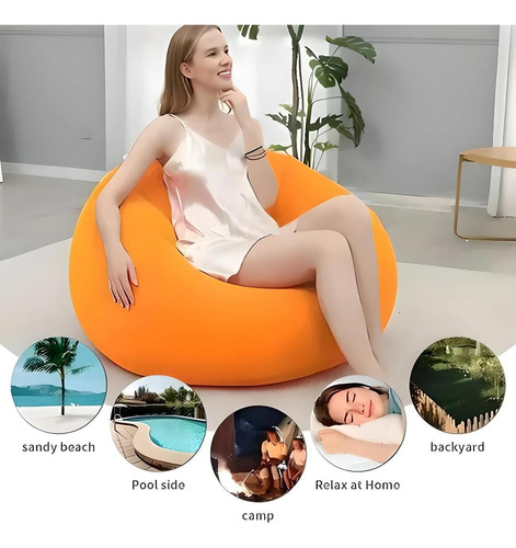 Sofa Inflable Para Interiores Hogar
