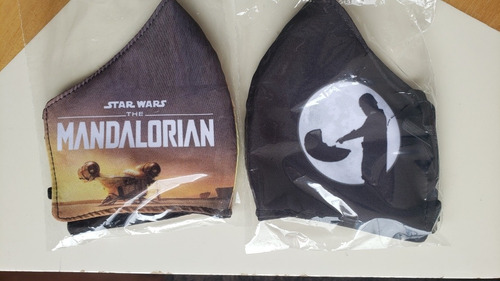 Set De 4 Tapabocas Edición Star Wars Y The Mandalorian