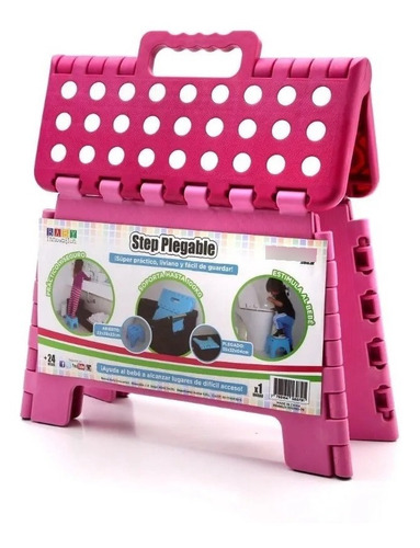 Imagen 2 de 4 de Banquito Step Plegable Y Transportable Hasta 100kg