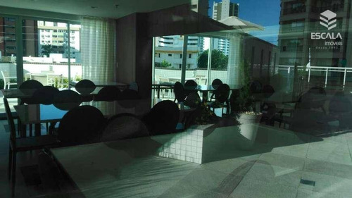 Imagem 11 de 30 de Apartamento Com 3 Quartos À Venda, 104 M², Área De Lazer,2 Vagas, Financia - Cocó - Fortaleza/ce - Ap0335