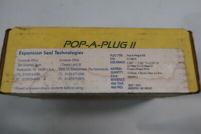 Expansion Seal P2-500-n Pop-a-plug Ii Kit 0.5/0.501in Nnr