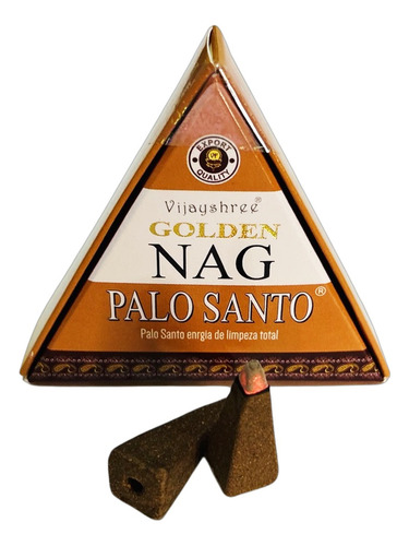 Incenso Indiano Cone Cascata Backflow Golden Nag Masala Fragrância Palo Santo