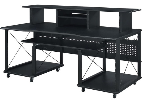 Megara Music Desk En Acabado Negro