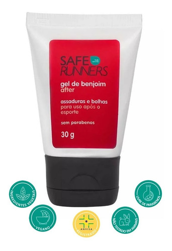 Gel De Benjoim Safe Runners Cicatrizante Bolhas E Assaduras