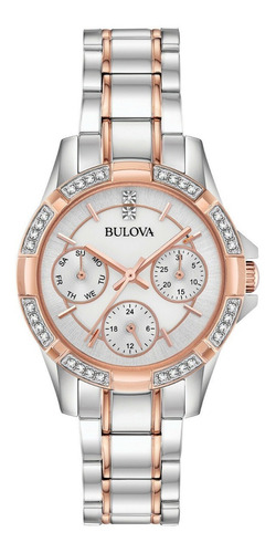 Reloj Bulova Para Dama Crystals Mod. 98n110 Original