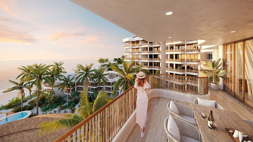 Penthouse En Venta Frente Al Mar Y Con Amenidades En San Crisanto, Yucatán
