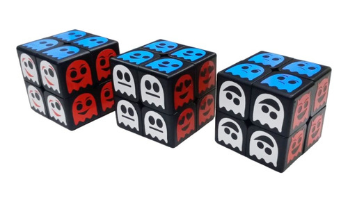 Cubo Rubik 2x2 Stickers Pacman Version 1