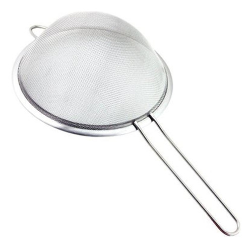 Peneira Coador De Cozinha Inox 16cm P Coar Escorrer Povilhar