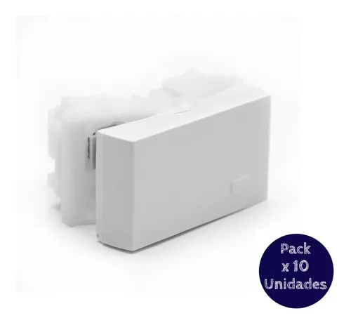 Pack X 100 Llave De Luz Enchufe Tomacorriente Tecla 3 Modulo