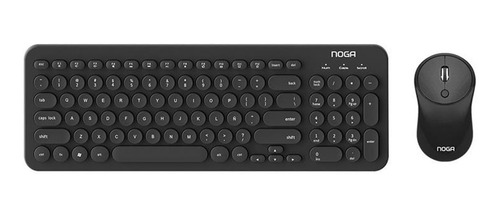 Kit Teclado Y Mouse Inalámbrico Noga Diseño Compacto